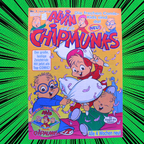 Alvin und die Chipmunks Comic Nr. 1 Condor 1992 | Hoppla-Stuff